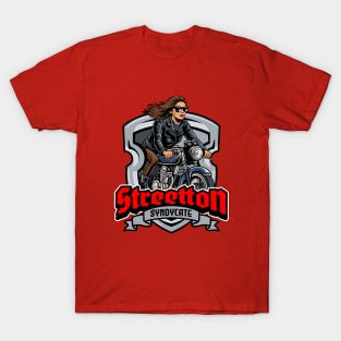 Classic Caferacer Motorbike Emblem T-Shirt